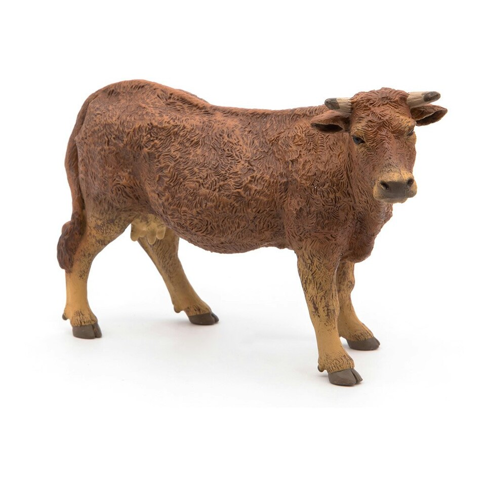 image 1 of PAPO Farmyard Friends Limousine Cow Toy Figure