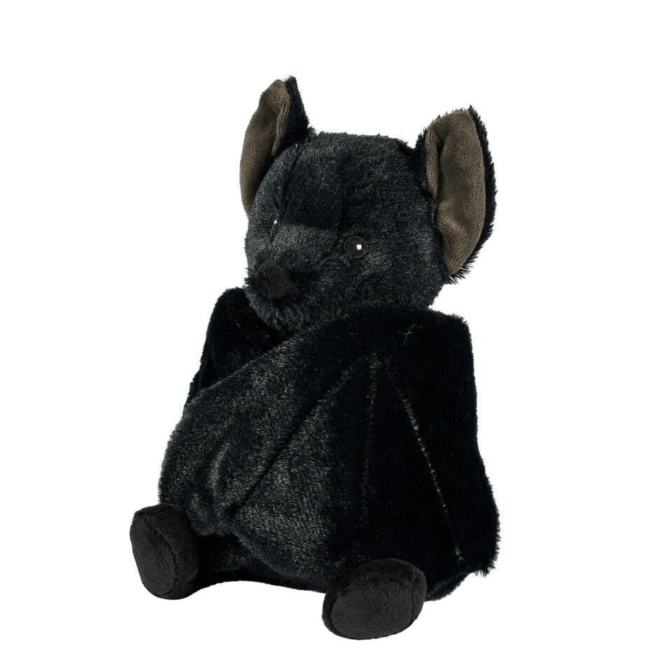 image 1 of Warmies Plush Black Bat Microwavable Weighted Teddy