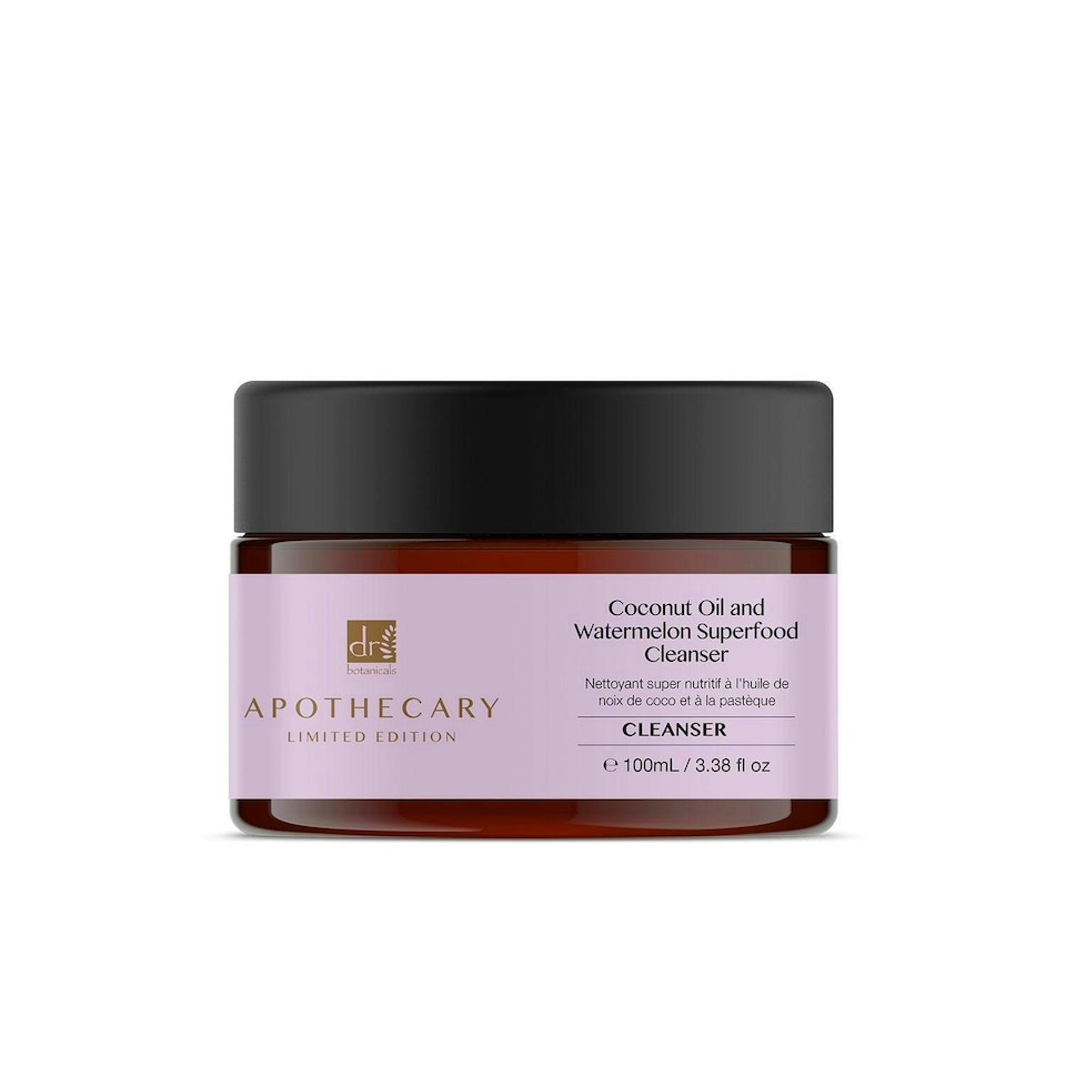 image 1 of Dr Botanicals Coconut Oil & Watermelon Superfood Cleanser 100ml