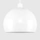 image 1 of ValueLights Retro White Arco Style Dome Ceiling Pendant Light Shade