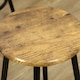 image 7 of HOMCOM 5 Piece Bar Table and Stools Set with Metal Frame Rustic Brown | Brown