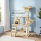 image 8 of Cat Tree Marcel - 141 cm, sisal cat scratching post - Beige