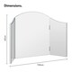 image 4 of BTFY Large Free Standing Trifold Mirror for Dressing Table