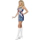 image 5 of Fever Womens/Ladies All that Glitters Rule Britannia Costume Dress - Royal Blue/Red/White - M | Multi | M