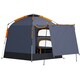 image 6 of Outsunny 2-4 Person Tent, Instant Pop Up Camping Tent Orange | Orange