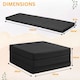 image 2 of Tri Fold Fold Out Z Bed Futon Sofa Chair Mattress
