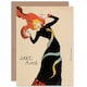 image 1 of Lautrec Jane Avril Detail Art Blank Just to Say Card