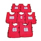 image 4 of Precision Childrens/Kids Mesh Netball Training Bib (Pack of 7) - Red - 4-9 Years