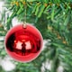 image 4 of 100mm/6Pcs Christmas Baubles Shatterproof Dark Red,Tree Decorations