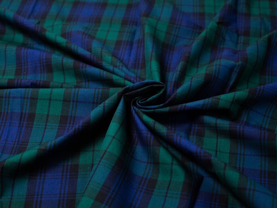 Minerva Core Range Green 100% Cotton Shirting Fabric for Dressmaking, Quilting, 147cm / 57" Wide - per metre