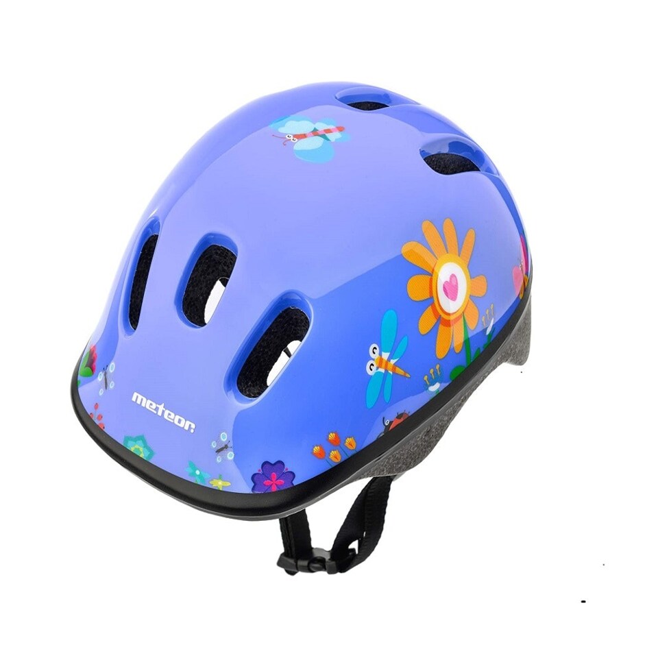 image 1 of Helmet for Kids Toddlers – Lightweight Adjustable Bike Helmet for Boys & Girls – Safety Crash Protection for Cycling, Scooter, Skateboard – KS06 Blue | Garden | XS