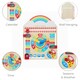 image 4 of Teamson Kids Preschool Play All About Today Calendar, Multicolour