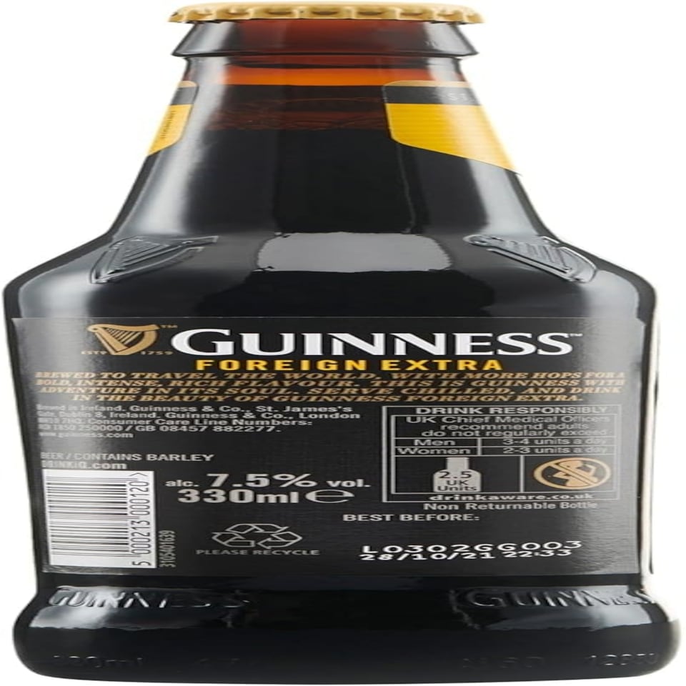 image 1 of Guinness FES Foreign Extra Stout 12 x 330ml Bottles