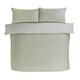 image 1 of Gingham Polycotton Check Polycotton Duvet Cover Set With Pillowcase Green | King