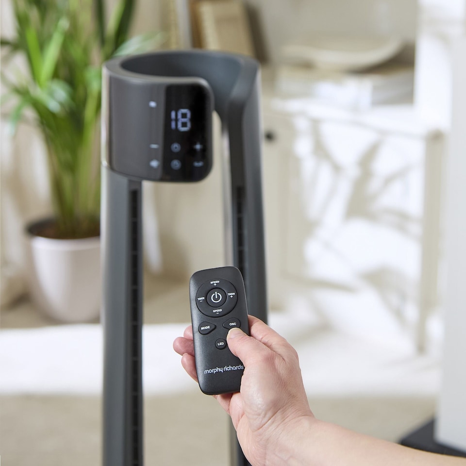 Morphy Richards Flexi Freeze 42 Bladeless Tower Fan & Air Purifier