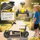 image 7 of AIYAPLAY Pedal Go-Kart for Kids with Silent EVA Wheels, Metal Frame, Yellow