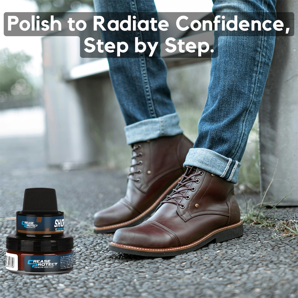 image 1 of Shoe Cream - Moisturise, Nourish & Polish Leather Shoes - 50ml - Brown
