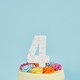 image 1 of Giant Sprinkle Number '4' Celebration Candle
