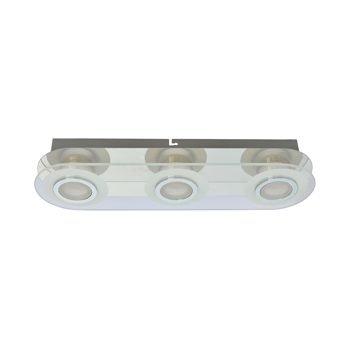 Netlighting Flavio Modern 3 Light Ceiling Spotlight Bar LED 3000K in Grey