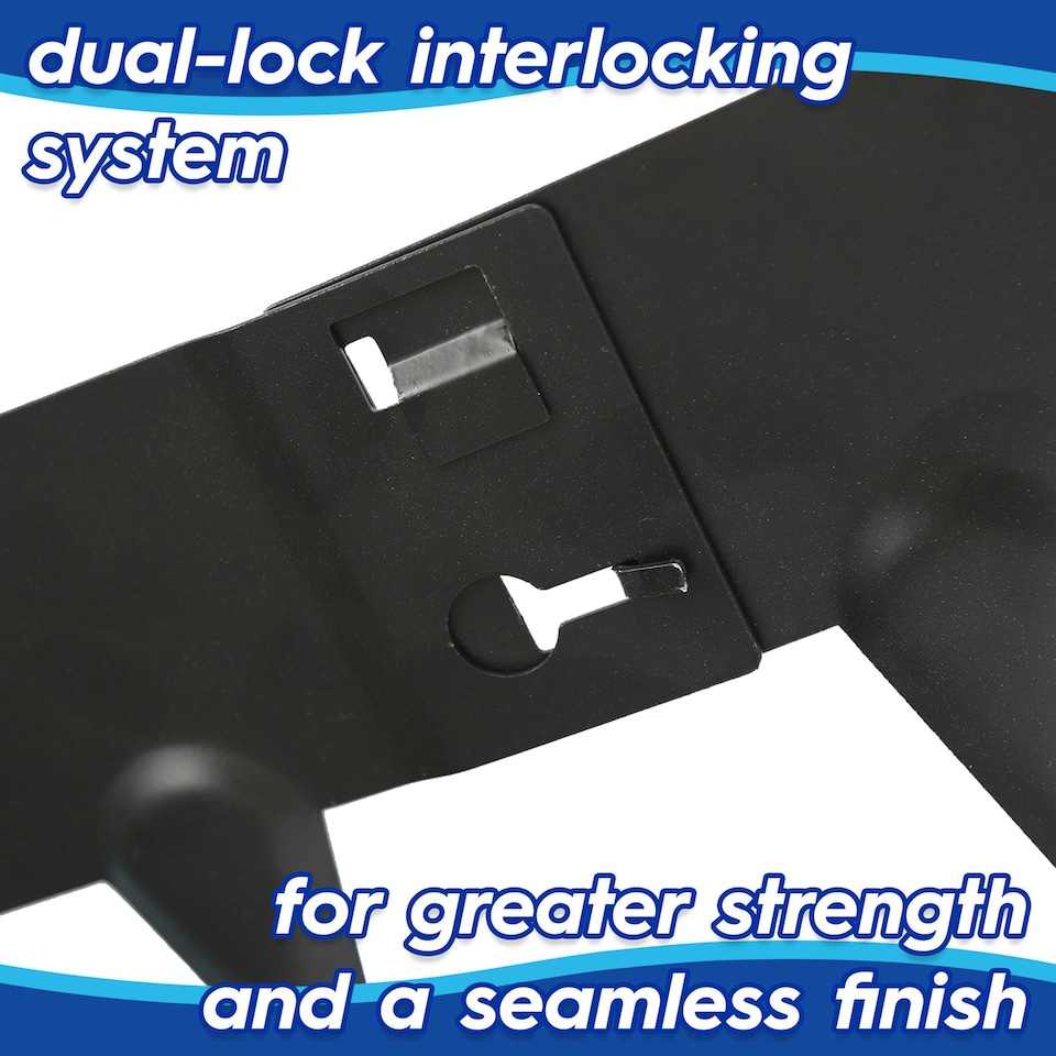 image 1 of Harbour Housewares 5pc Steel Lawn Edging Set - 5m x 16cm - Rust