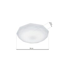 Milagro Ceiling Lamp Hex 12W Led White