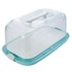 image 1 of Keeeper Loaf Cake Container with Serving Plate - Mint Green