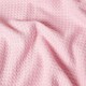 image 3 of Homescapes Organic Cotton Waffle Blanket/ Throw Pink - 250 x 230 cm Pink