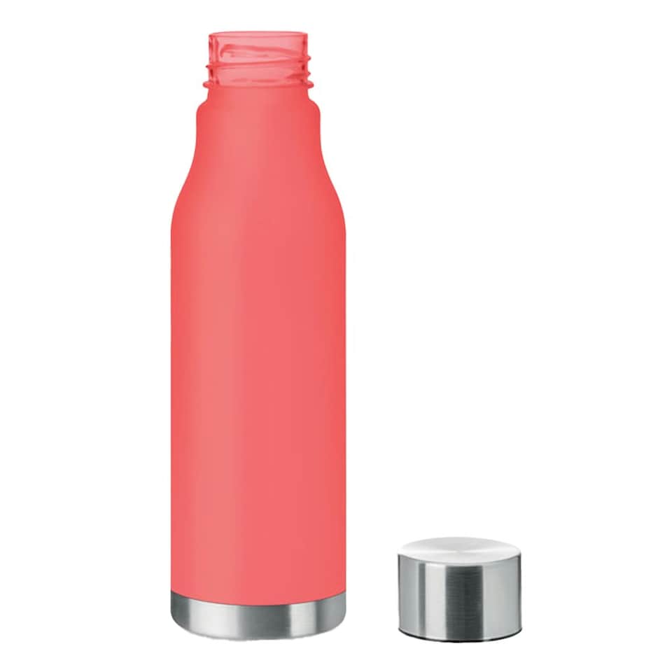 image 1 of MidOcean Glacier RPET 600ml Water Bottle - Transparent Red - One Size | Red | One Size