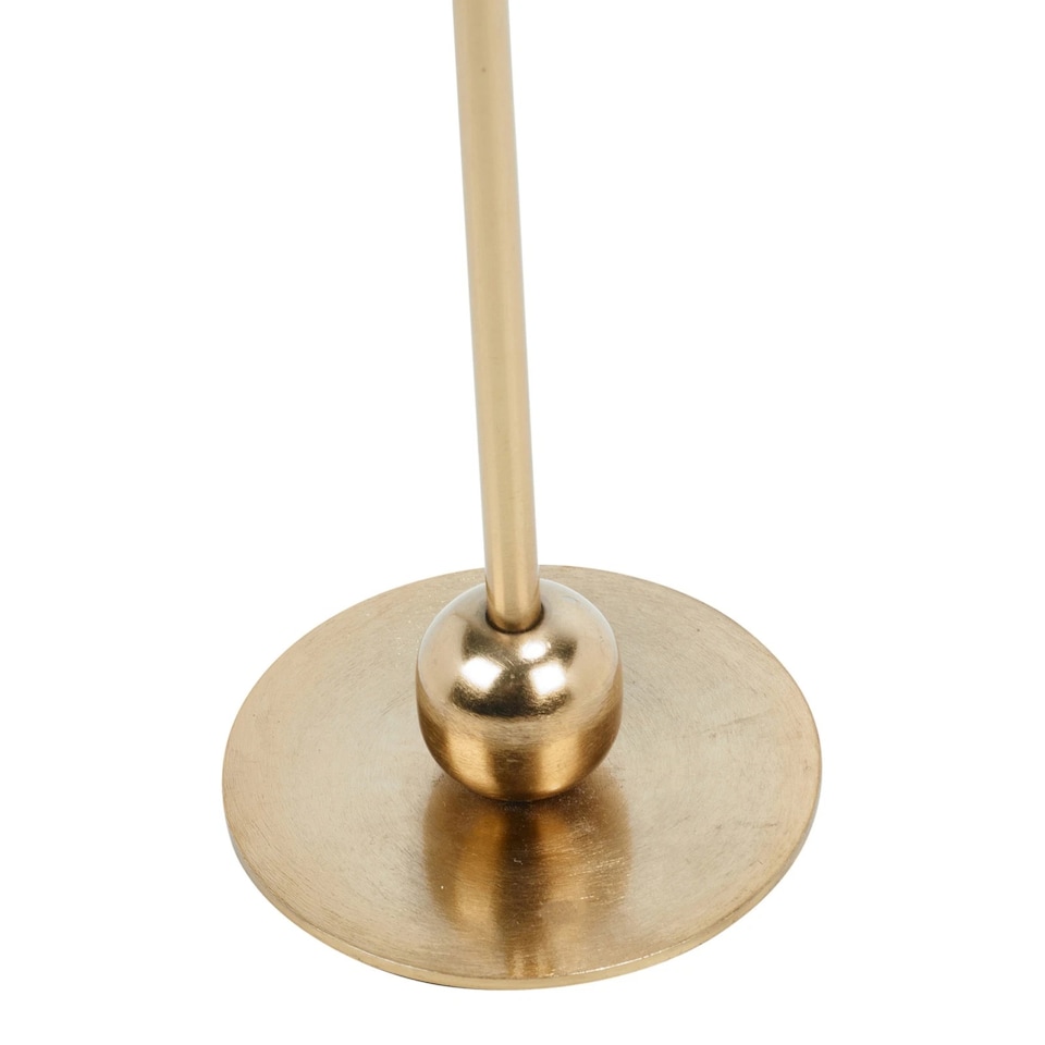 image 1 of 33cm Tall Metal Iron Taper Candle Stick Holder Dinner Table Wedding Party Decor | Gold | 1 x Gold