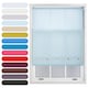 image 1 of FURNISHED Roller Blinds Daylight Square Eyelet Light Filtering Easy Fit Trimmable Window Shade | Blue | Duck Egg Blue