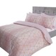 image 3 of Calvin Geometric Polycotton Duvet Cover Set with Pillowcase Grey | King