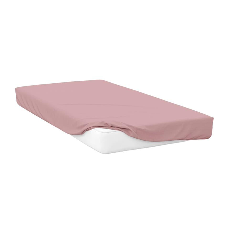 image 1 of Belledorm 400 Thread Count Egyptian Cotton Extra Deep Fitted Sheet - Blush - Single