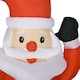 image 8 of HOMCOM Inflatable Santa Claus with Sled and Reindeer Xmas Décor LED Lights