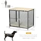 image 7 of PawHut Dog Crate Furniture w/ Soft Cushion, for Indoor Use, Small, Medium Dogs