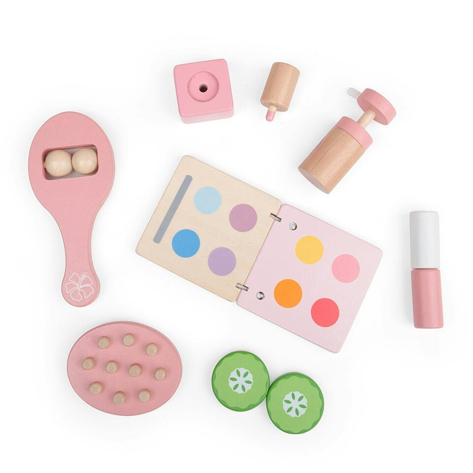 image 1 of Bigjigs Toys Wooden Vanity Table & Spa Unit