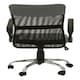 image 4 of Interiors by Premier Fenix Grey Home Office Chair With Chrome Arms