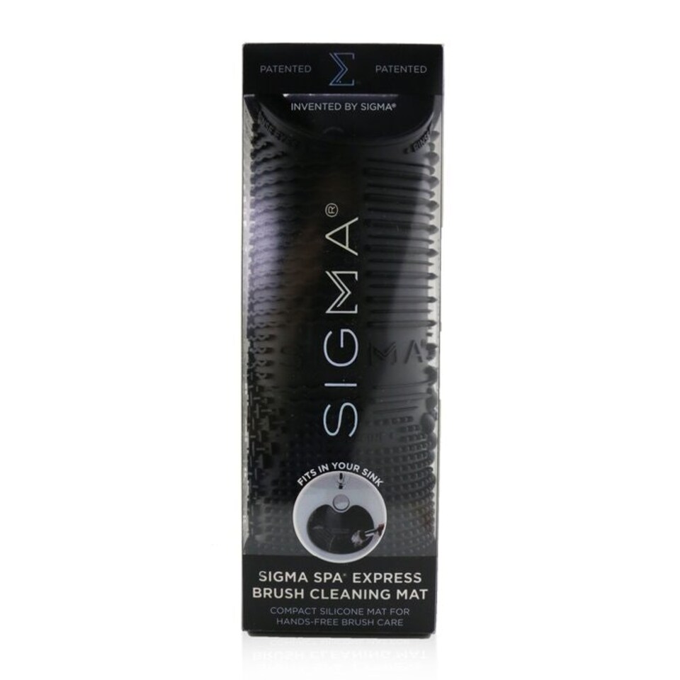 image 1 of Spa Express Brush Cleaning Mat - Black - -