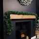 image 1 of 2.7m x 20cm Plain Green Christmas Garland with 260 Tips