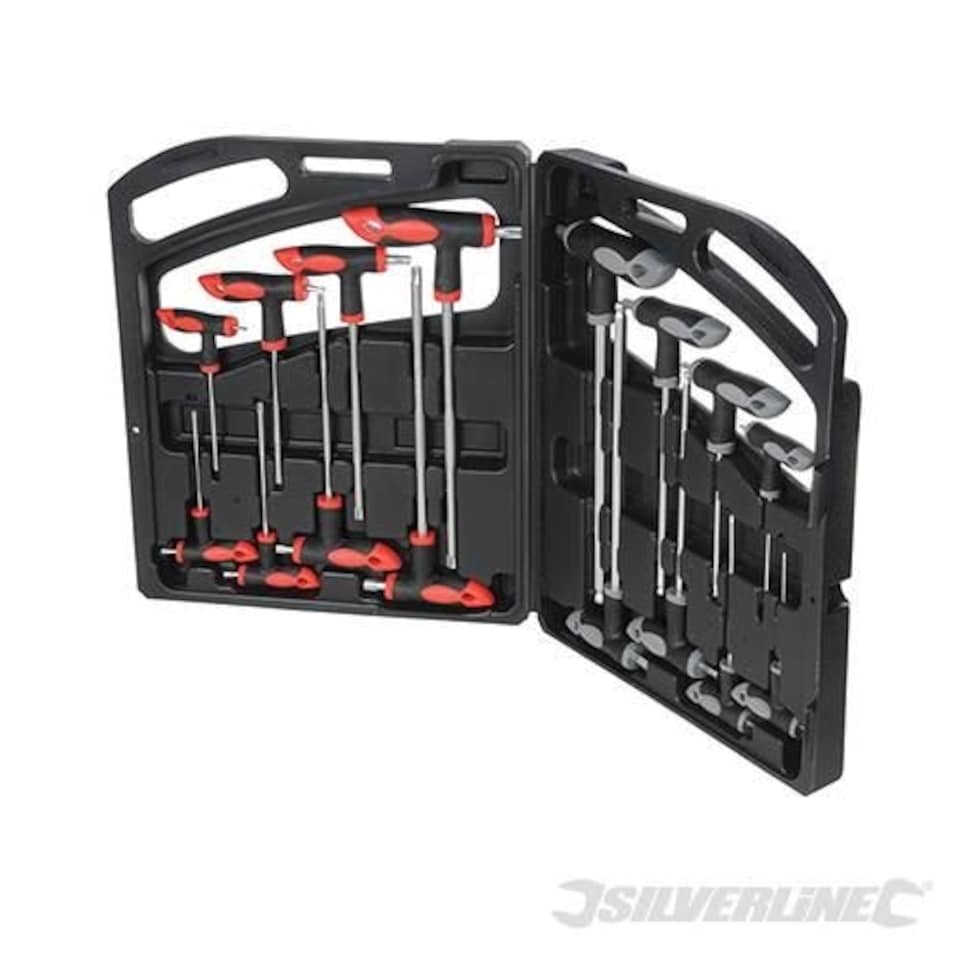 Silverline T-Handle Wrench Set 16pce - 250028
