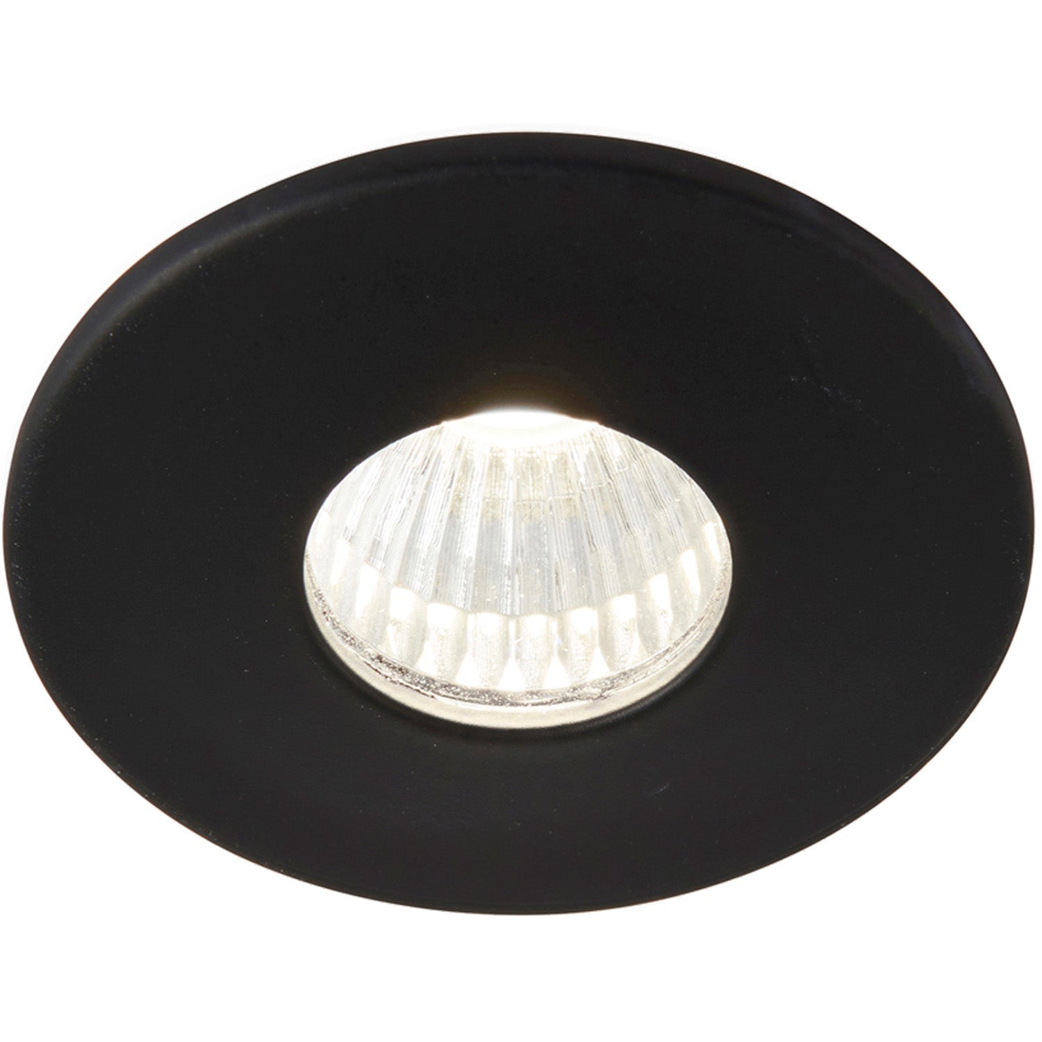 Loops Mini Recessed Downlight Fixture - 4W Cool White COB LED Driver - Matt Black