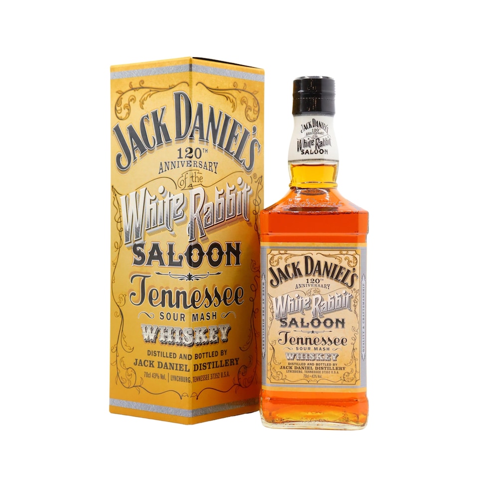 Jack Daniels White Rabbit Saloon 120th Anniversary Edition Tennessee Whiskey