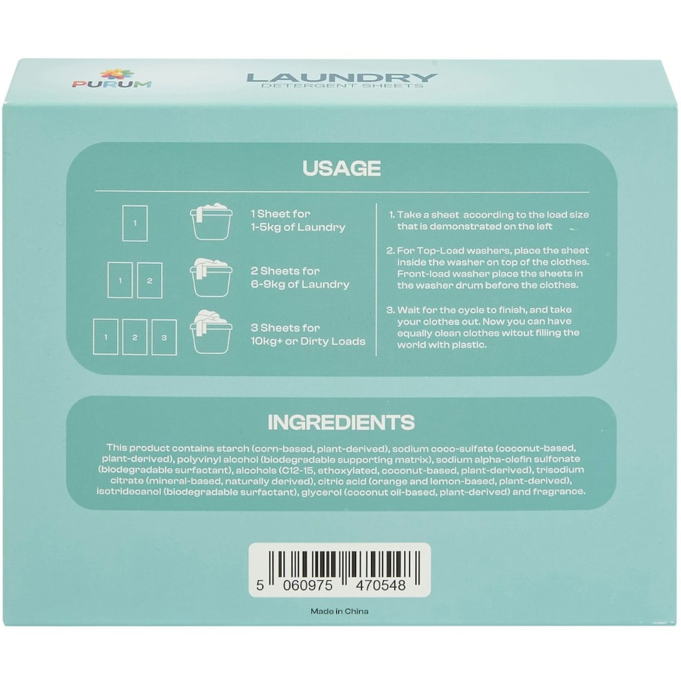 image 1 of Pack of 30 Scented Laundry Detergent Sheets