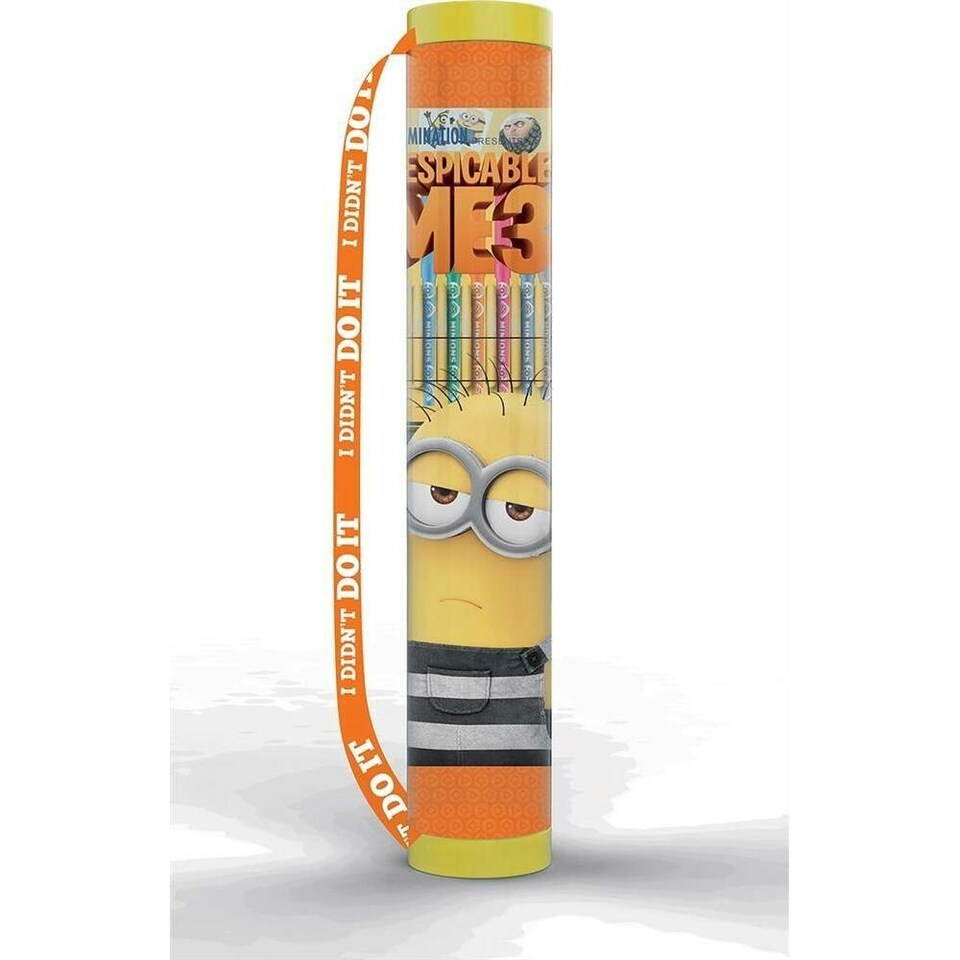 Despicable Me 3 Act Sticker Tube - Tesco Groceries