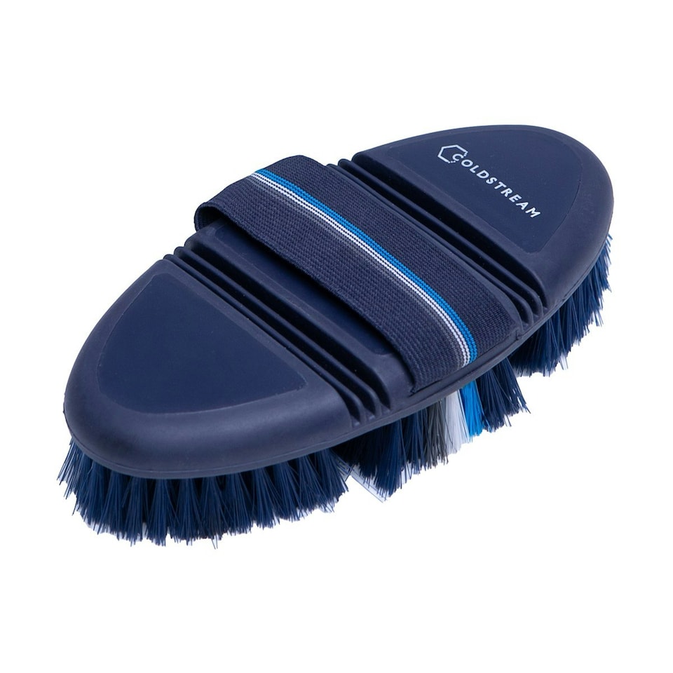 image 1 of Coldstream Birkhill Bend Horse Body Brush - Navy - One Size
