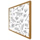 image 4 of Tribal feathers arrows and diamonds (Picture Frame) Black | S