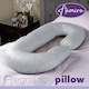 image 9 of Aamira Pregnancy Maternity Pillow, 140x65x20cm C Shaped Memory Foam | Silver | Light Grey | 140x65x20cm | Silver | Light Grey | 1