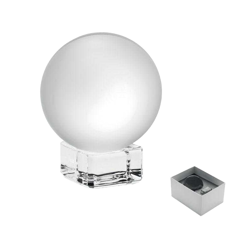 image 1 of MidOcean Glassward Glass Round Ornament | Clear | Transparent | One Size | 1