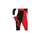 image 3 of Harley Quinn Womens/Ladies Costume - Black/Red - S S