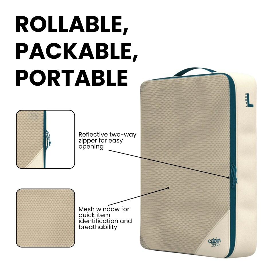 image 1 of Classic Packing Cube - Large - 12.5L - Oyster White | Cream
