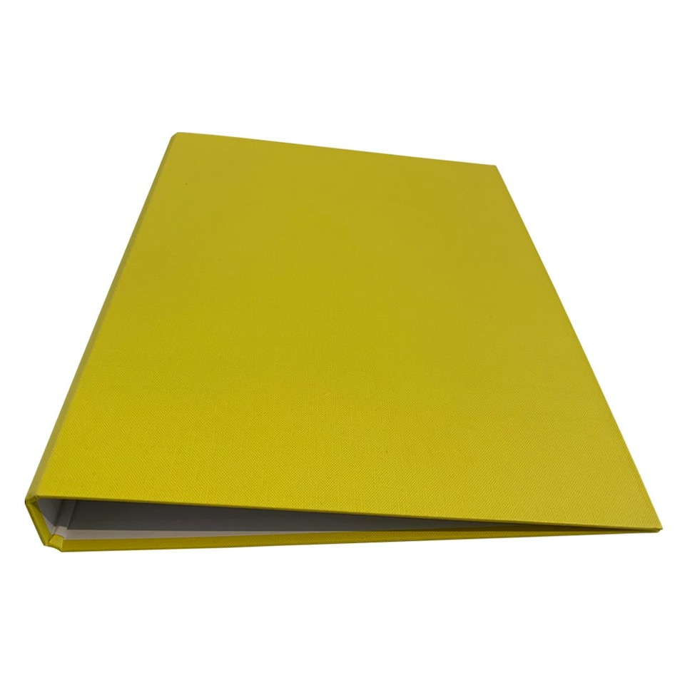 image 1 of A4 Yellow Paper Over Board Ring Binder by Janrax